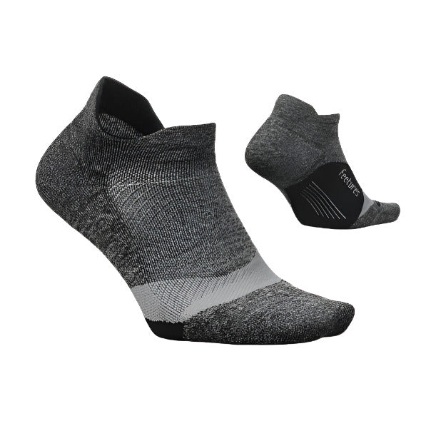 Feetures Elite Light Cushion Sock - Midblock Gray