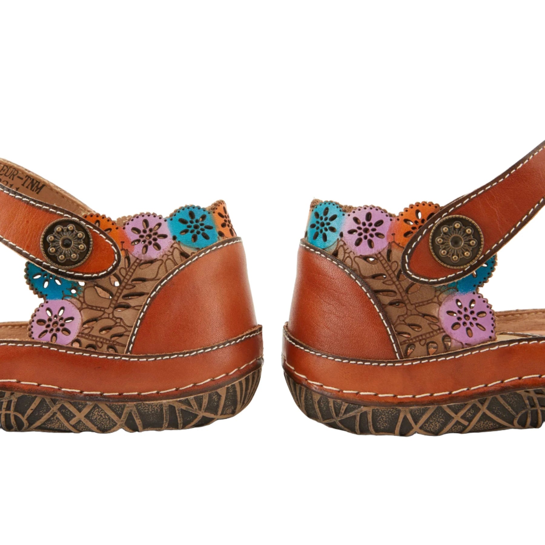 L'Artiste by Spring Step Women's Kysandra-Fleur Mary Janes - Tan Multi