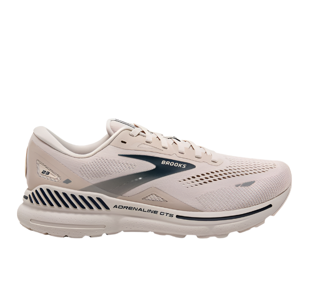 Brooks Men's Adrenaline GTS 23 Sneaker - Crystal Grey/Surf the Web/Grey