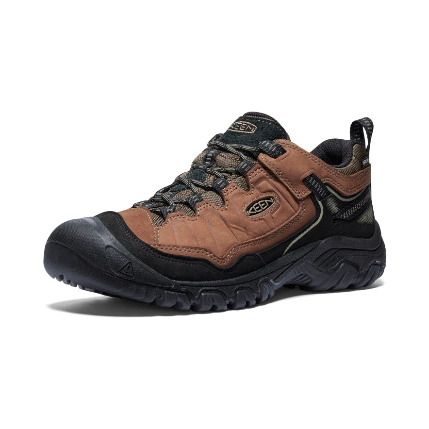 Keen Men's Targhee IV Waterproof Hiking Shoe - Bison/Black