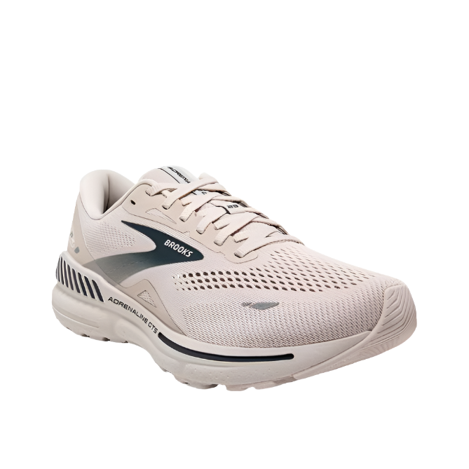 Brooks Men's Adrenaline GTS 23 Sneaker - Crystal Grey/Surf the Web/Grey