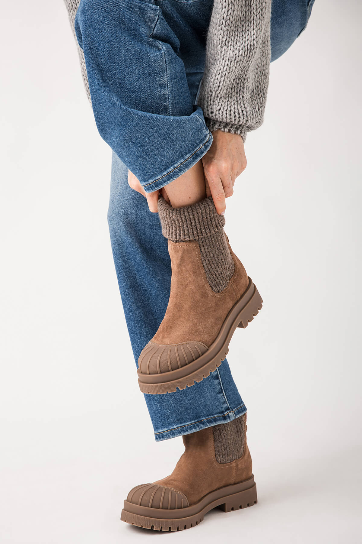 Sam Edelman Steele Knit Detail Boots