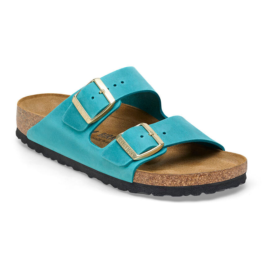 Birkenstock Women's Arizona Sandal - Biscay Bay Oiled Leather