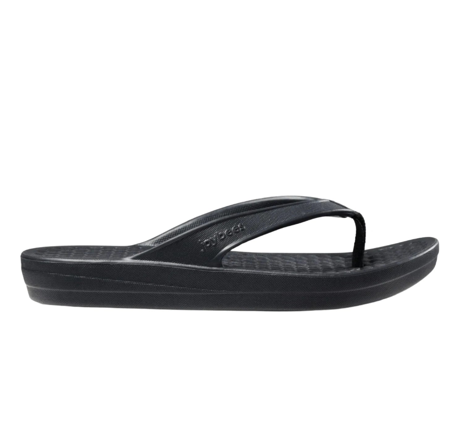 Joybees Women's Varsity Flip Sandal - Coal