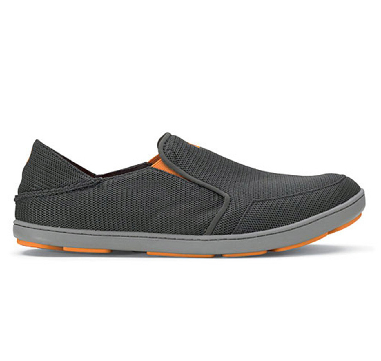 Olukai Men's Nohea Mesh Slip Ons - Dark Shadow