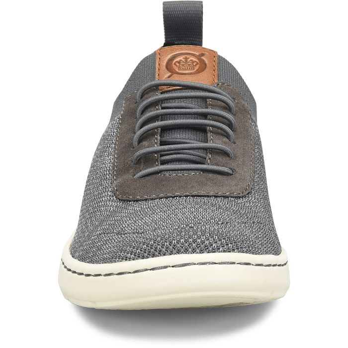 Born Men's Marius Sneaker - Dark Grey/Brown