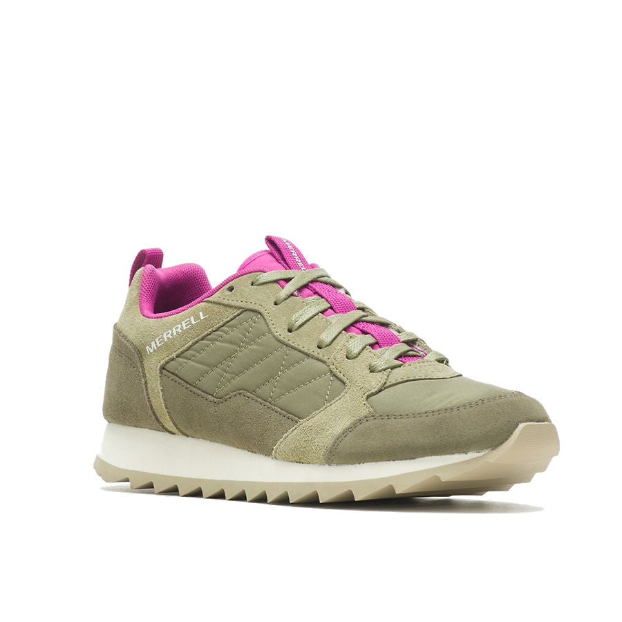 Merrell Women's Alpine Sneaker - Olive/Fuchsia