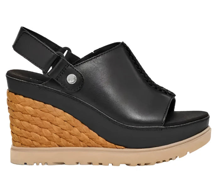 UGG Women's Abbot Adjustable Slide Sandal - Black