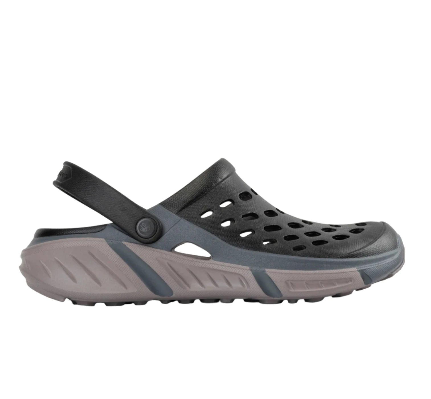 Joybees Men's Trekking Clog - Black/Charcoal