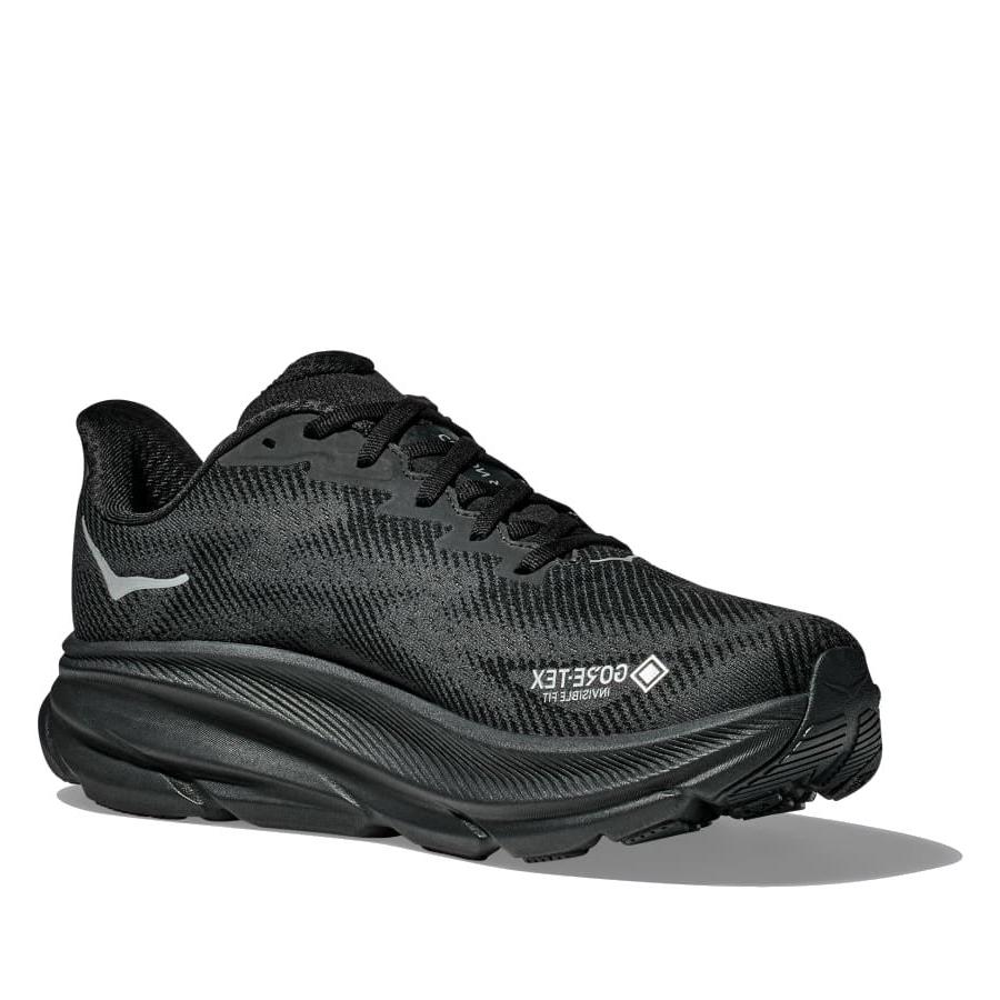 Hoka Men's Clifton 9 Gore-Tex - Black/Black