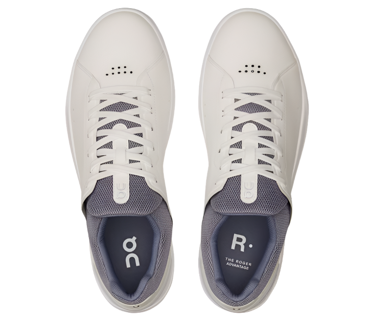 On Running Men's The Roger Advantage Sneaker - White/Fossil