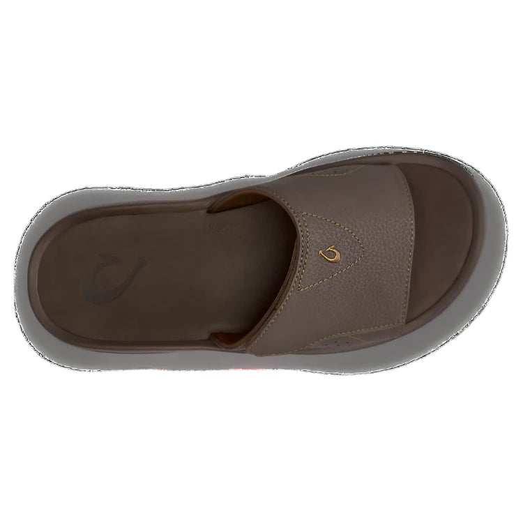 Olukai Men's Nalu Slides - Dark Java/Dark Java