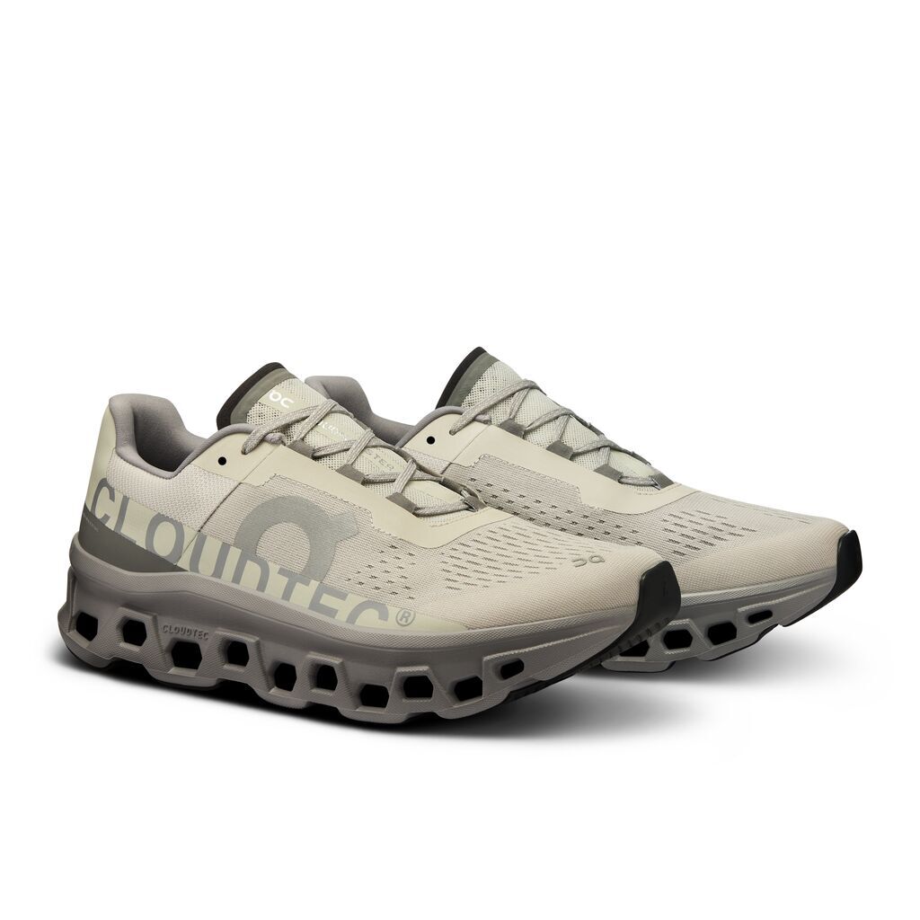 On Running Men's Cloudmonster Sneaker - Ice/Alloy