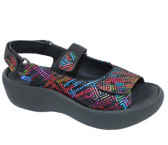 Wolky Women's Jewel Sandal - Multi Corza Print