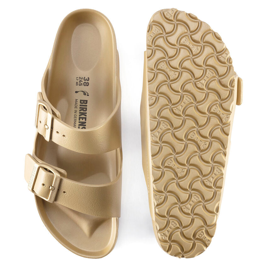 Birkenstock Men's Arizona EVA Sandals - Metallic Gold