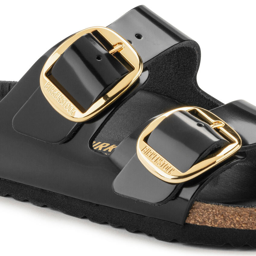 Birkenstock Arizona Big Buckle (Patent Leather) Sandal - High Shine Black