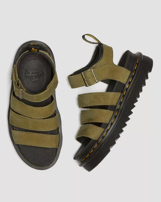 Dr. Martens Women's Blaire Sandals - Muted Olive