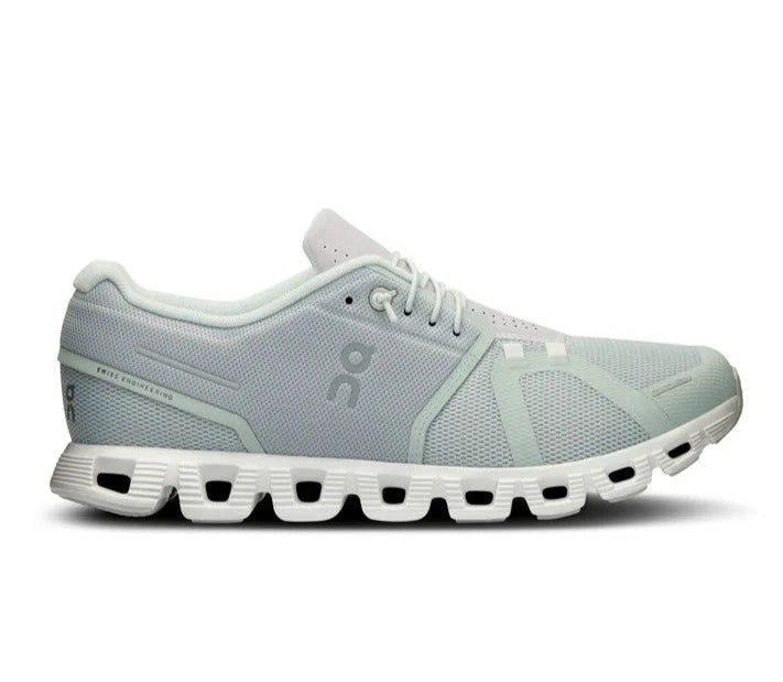 On Running Men's Cloud 5 Sneaker - Glacier/Glacier