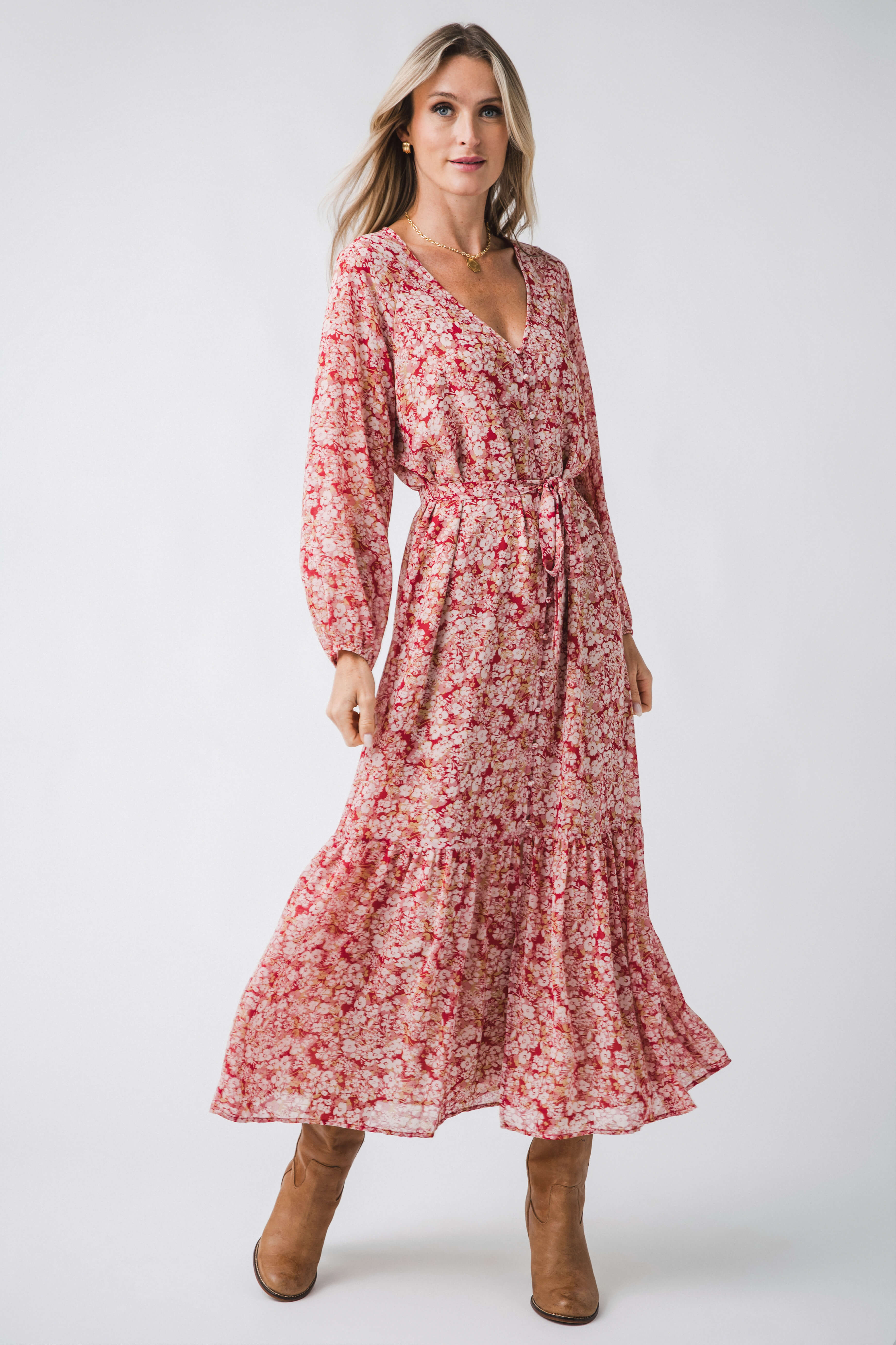 Z Supply Della Floral Print Dress