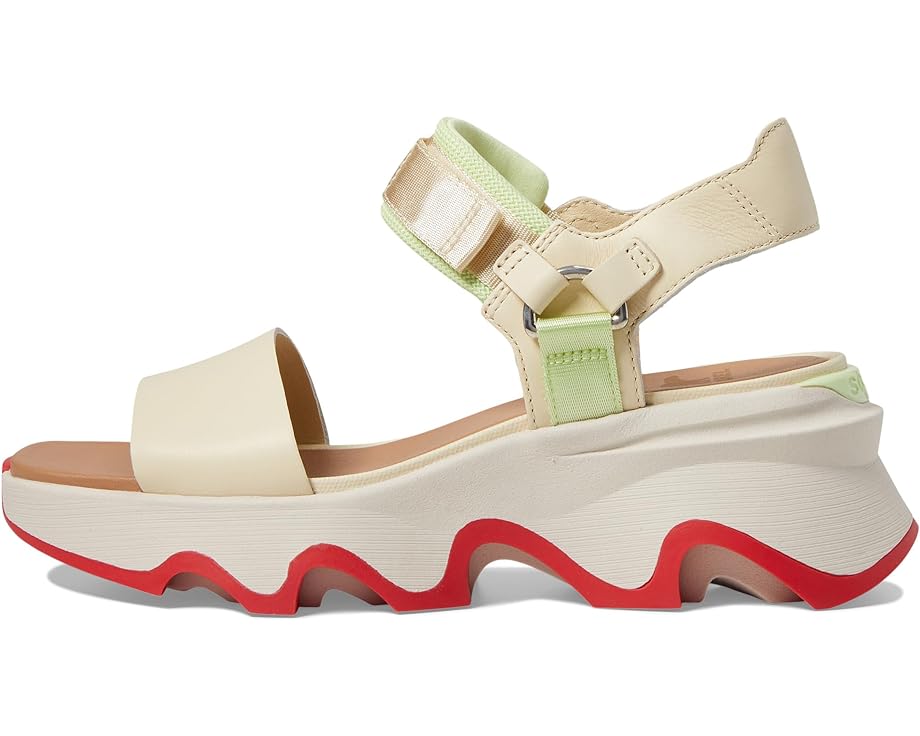 Kinetic Impact Y-Strap High Sandal - Honey White/Luminous Lime