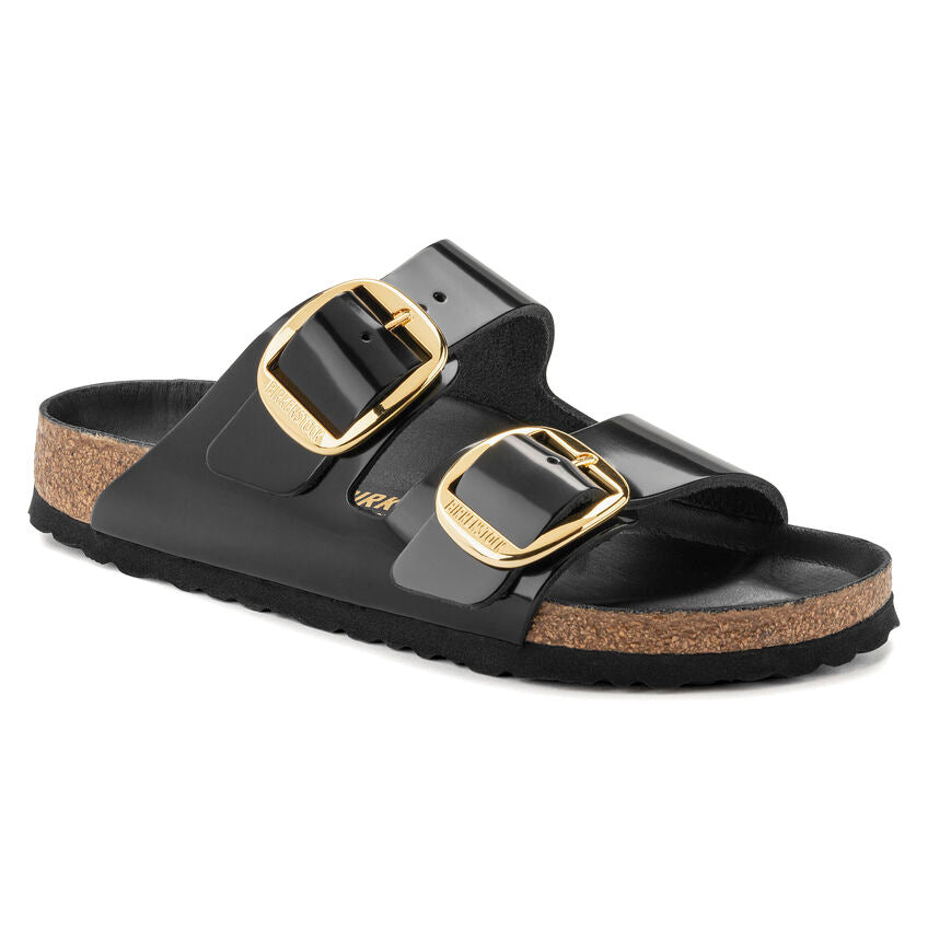 Birkenstock Arizona Big Buckle (Patent Leather) Sandal - High Shine Black