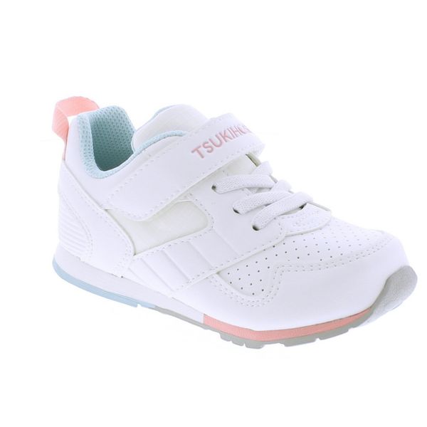 Tsukihoshi Child Racer (Sizes 7 - 13) - White/Pink