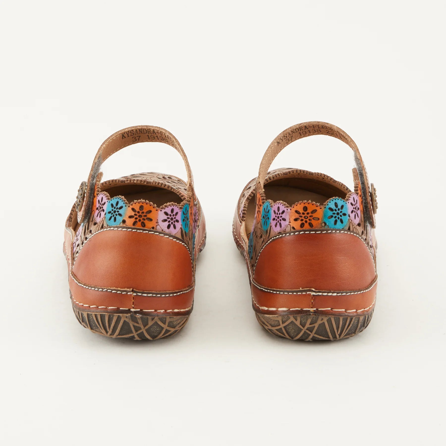 L'Artiste by Spring Step Women's Kysandra-Fleur Mary Janes - Tan Multi