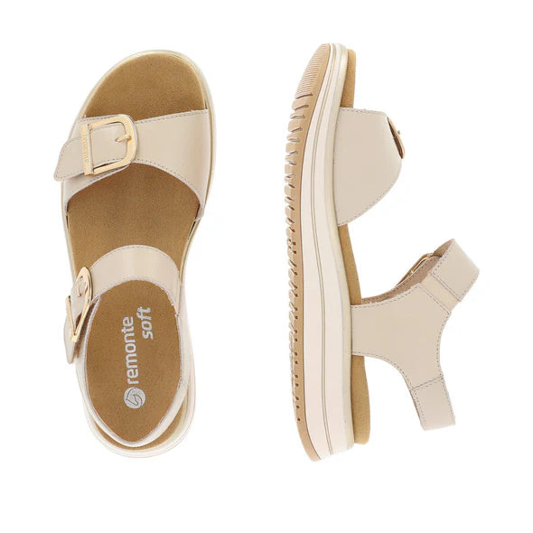 Remonte by Rieker Jocelyn Sandal - Kreid