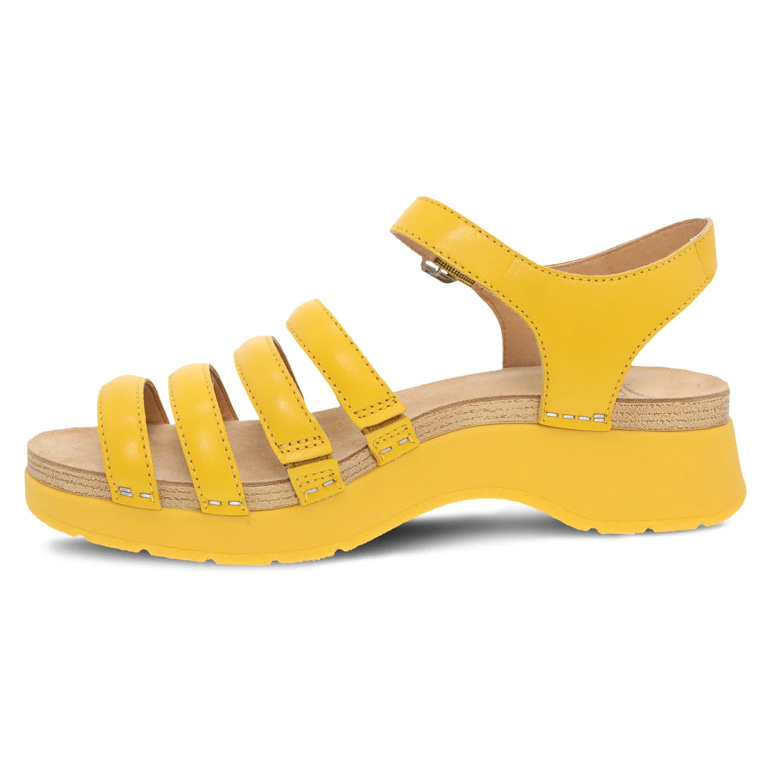 Dansko Women's Roxie Sandal - Yellow Nappa