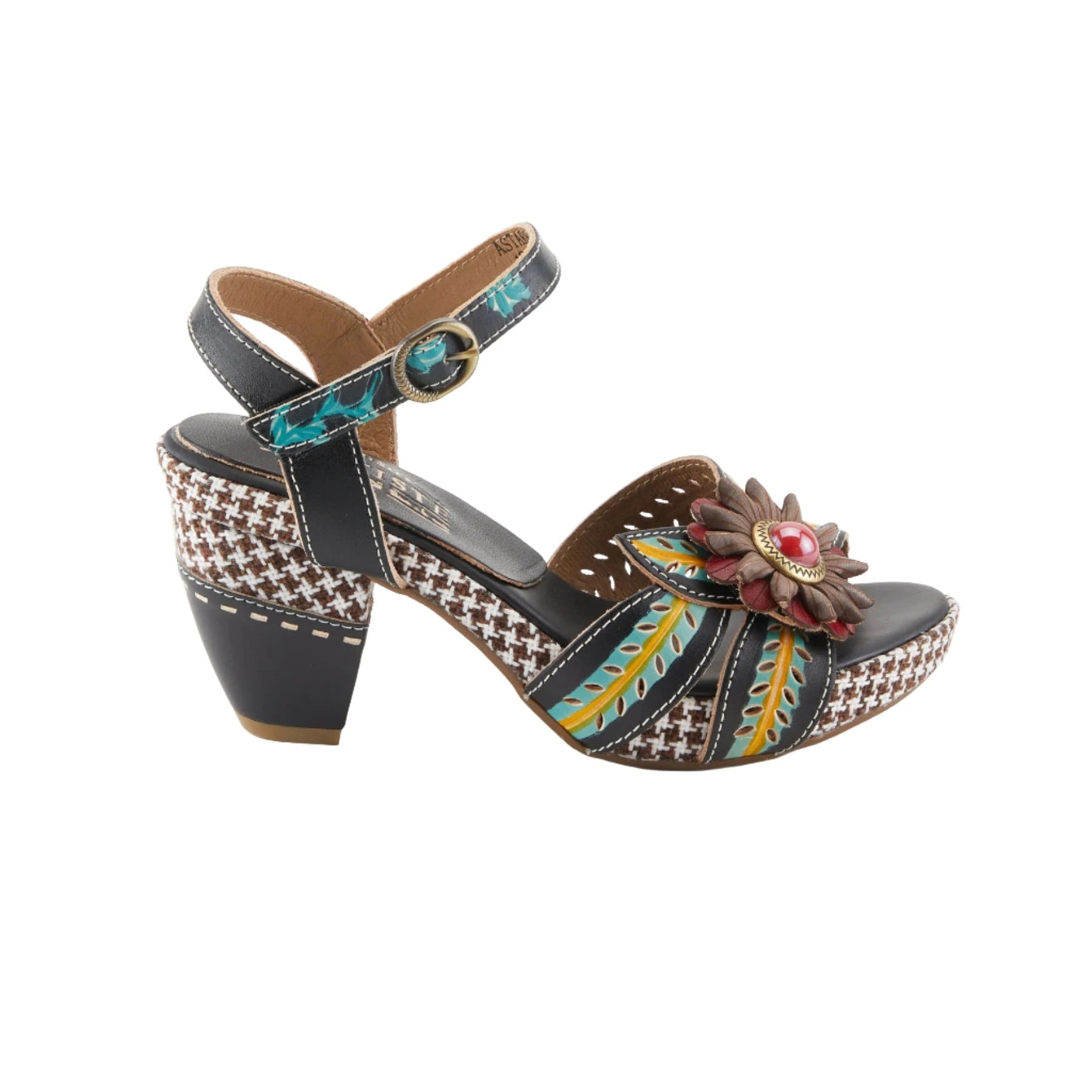 L'Artiste by Spring Step Women's Astarr Sandals - Black Multi