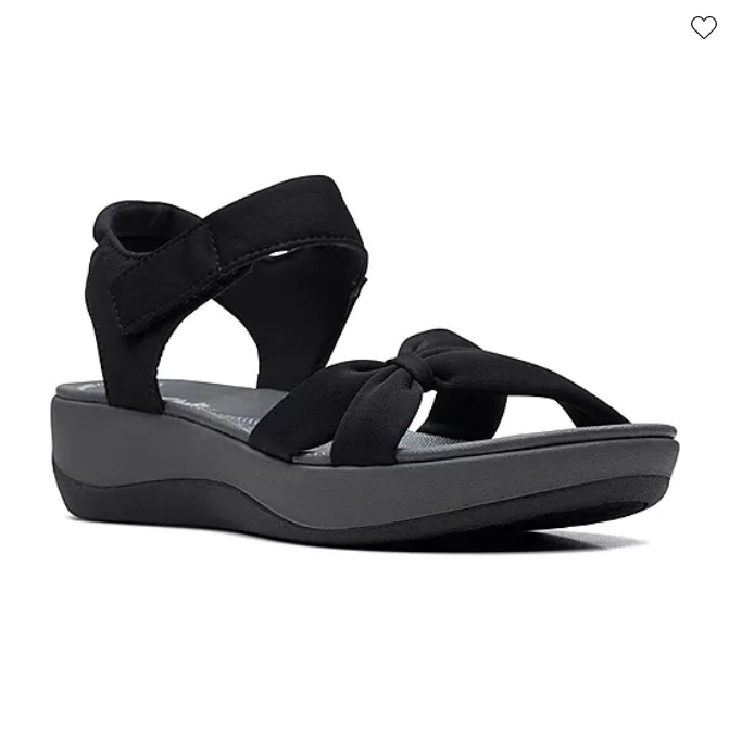 Clarks Women's Arla Shore Sandals - Black