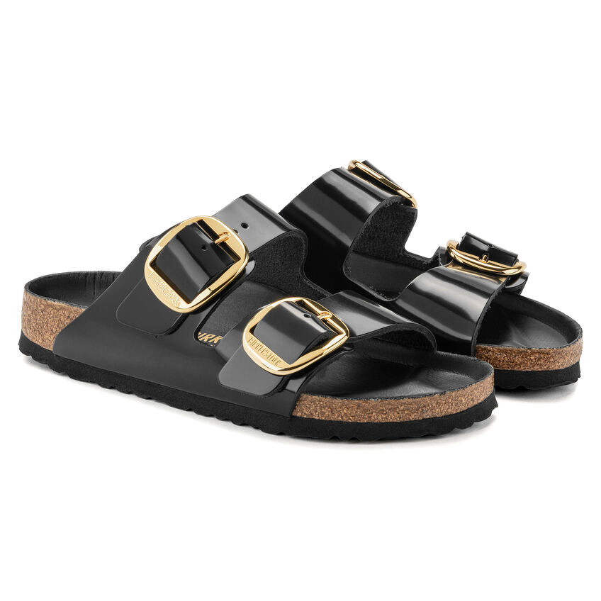 Birkenstock Arizona Big Buckle (Patent Leather) Sandal - High Shine Black