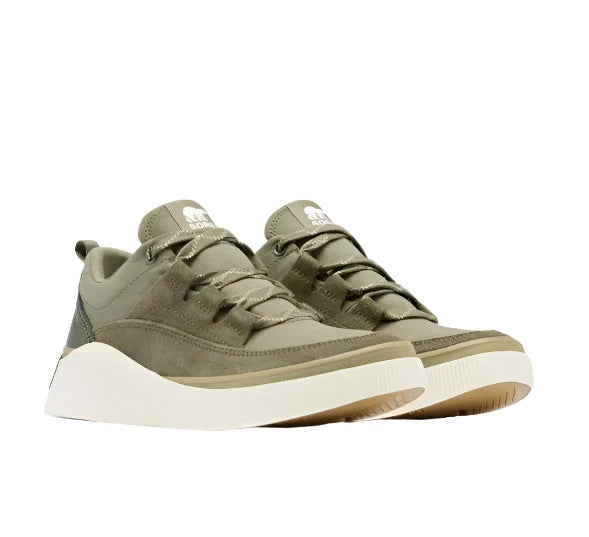 Sorel Women's Out N About IV Low Sneaker - Stone Green/Chalk