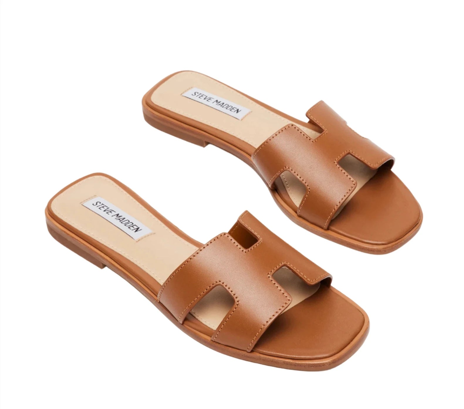 Women's Hadyn Leather Sandals - Cognac