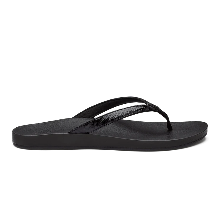 Olukai Women's Puawe Sandal - Black/Black