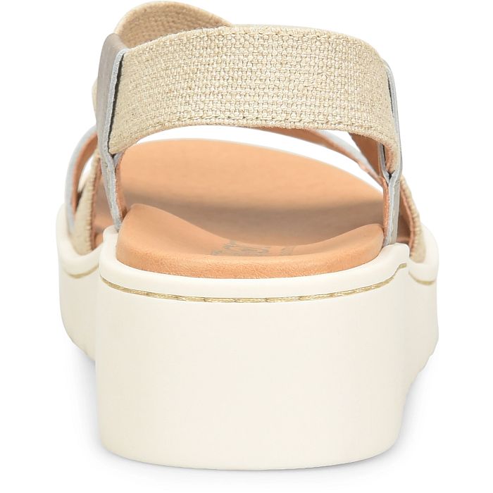 Born Women's Kasady Sandal - Light Gold Metallic (Panna Cotta)