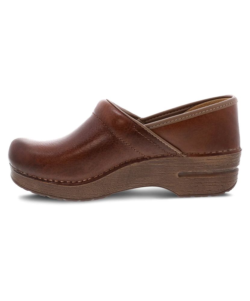 Dansko Women's Professional Full Grain Clog - Saddle