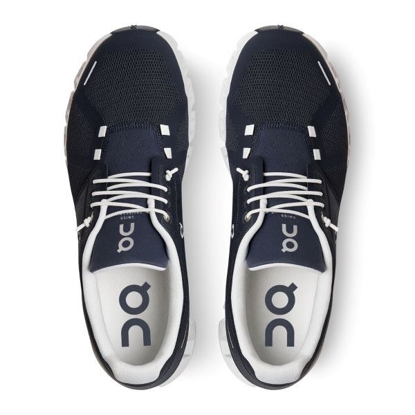 On Running Men's Cloud 5 Sneaker - Midnight/White