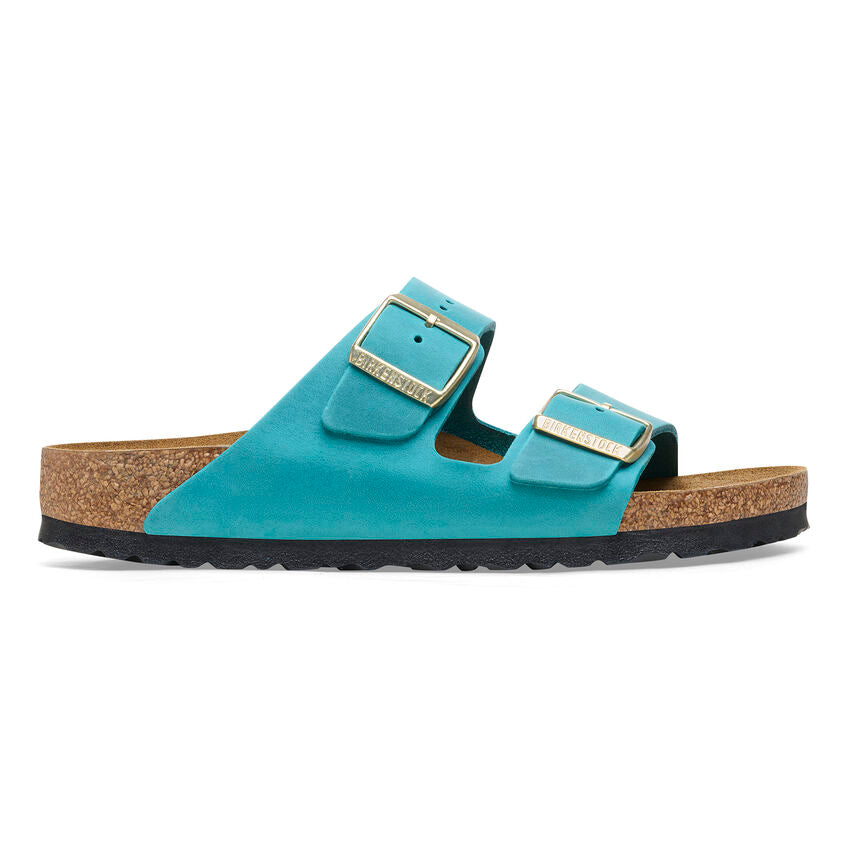 Birkenstock Women's Arizona Sandal - Biscay Bay Oiled Leather