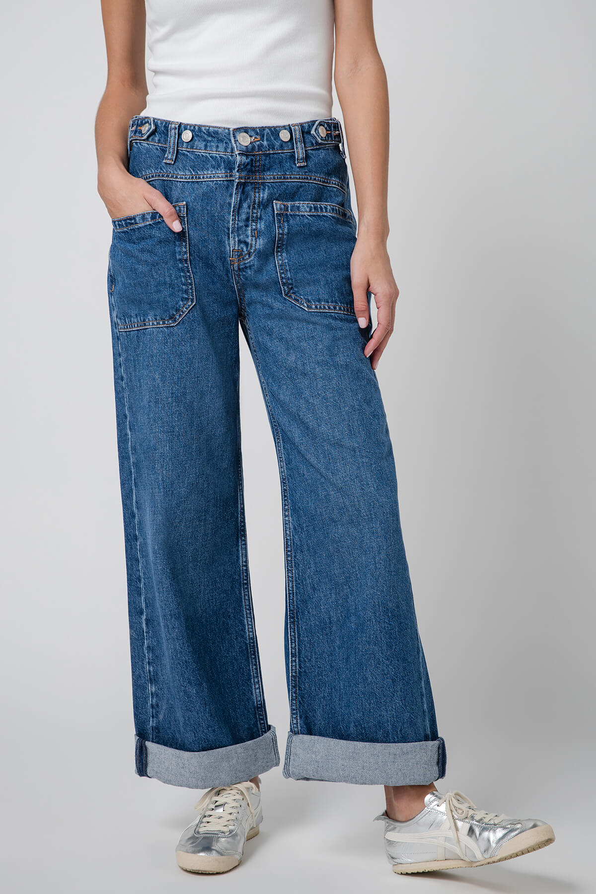 Free People Palmer Cuffed Jean