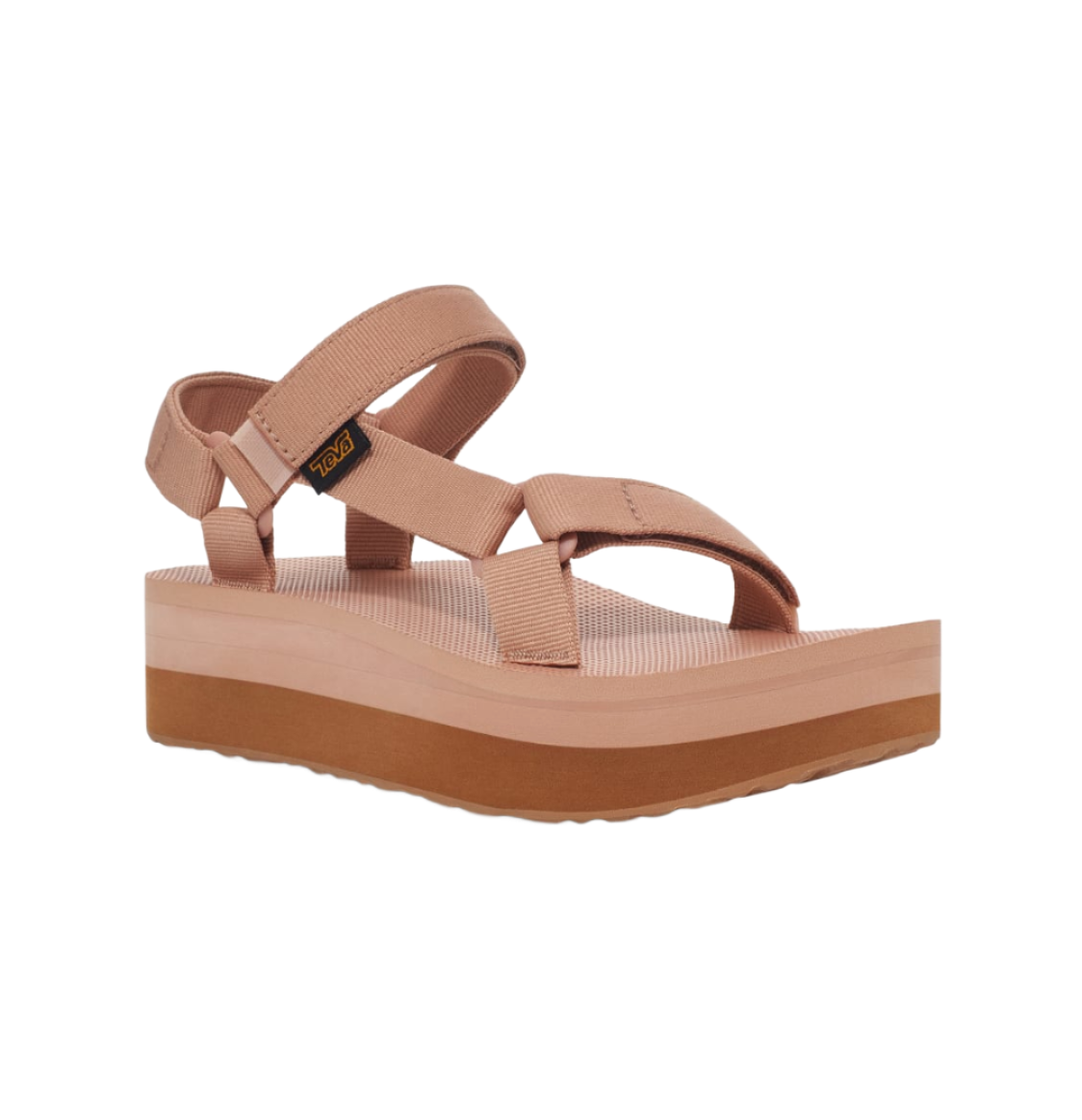 Teva Women's Flatform Universal Sandal - Maple Sugar/Lion