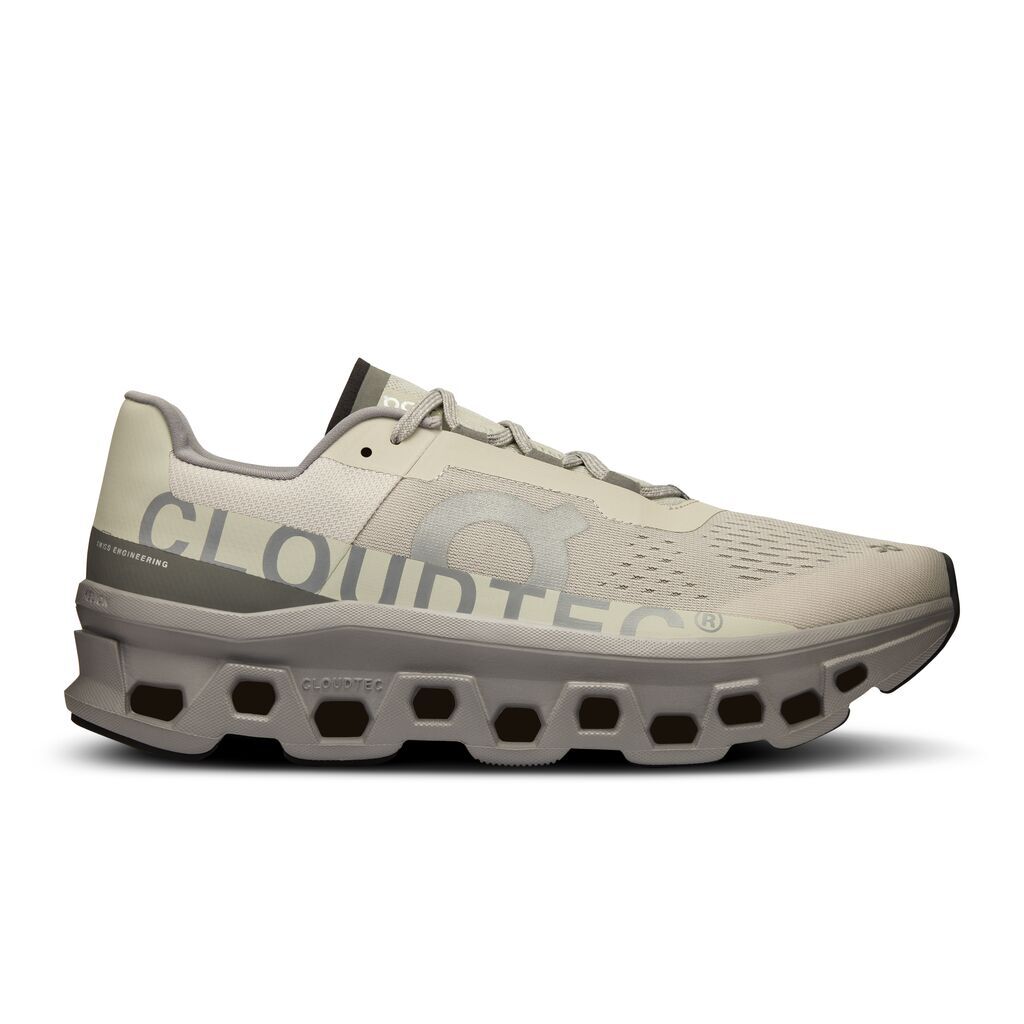 On Running Men's Cloudmonster Sneaker - Ice/Alloy