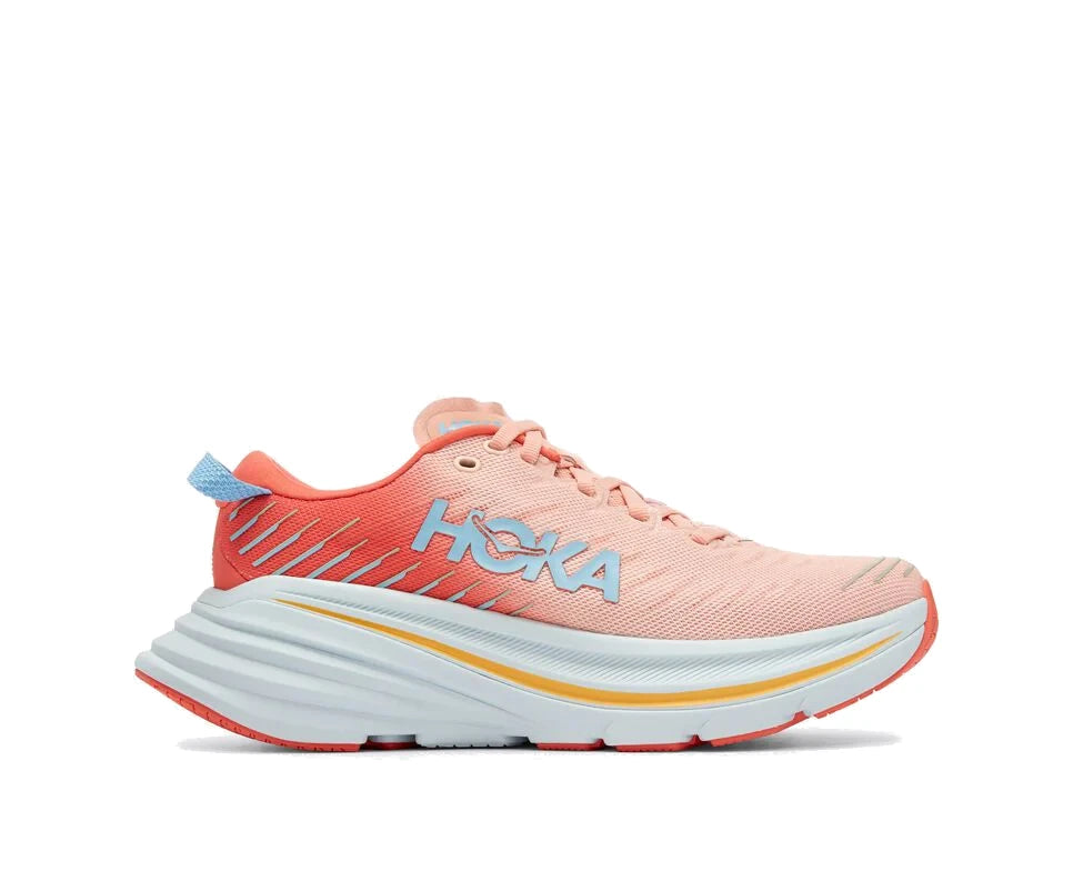 Hoka Women's Bondi X - Camellia Peach Parfait