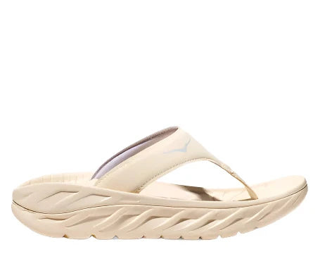 HOKA Women's Ora Recovery Flip Sandal - Vanilla/Lunar Rock