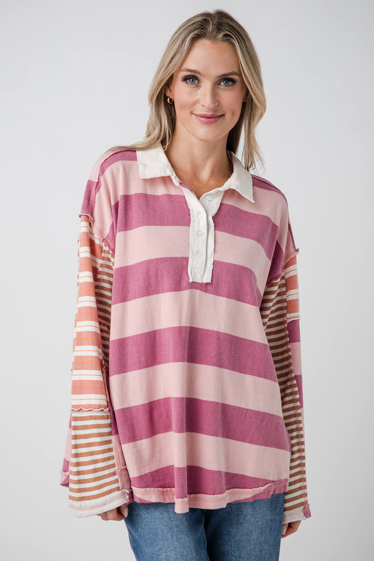 Free People Aster Stripe Tee