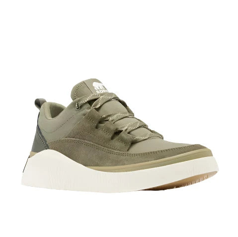 Sorel Women's Out N About IV Low Sneaker - Stone Green/Chalk