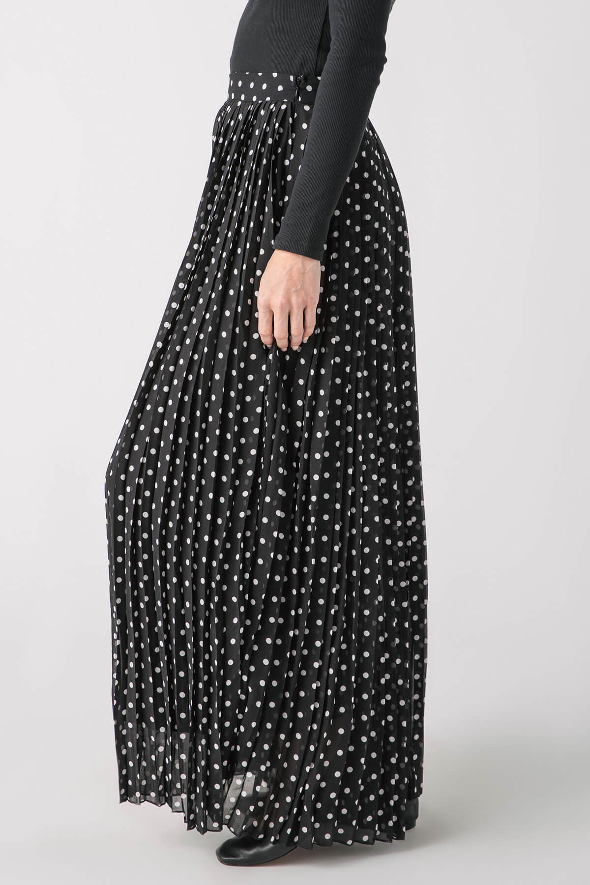 By Together Pleated Polka Dot Pants