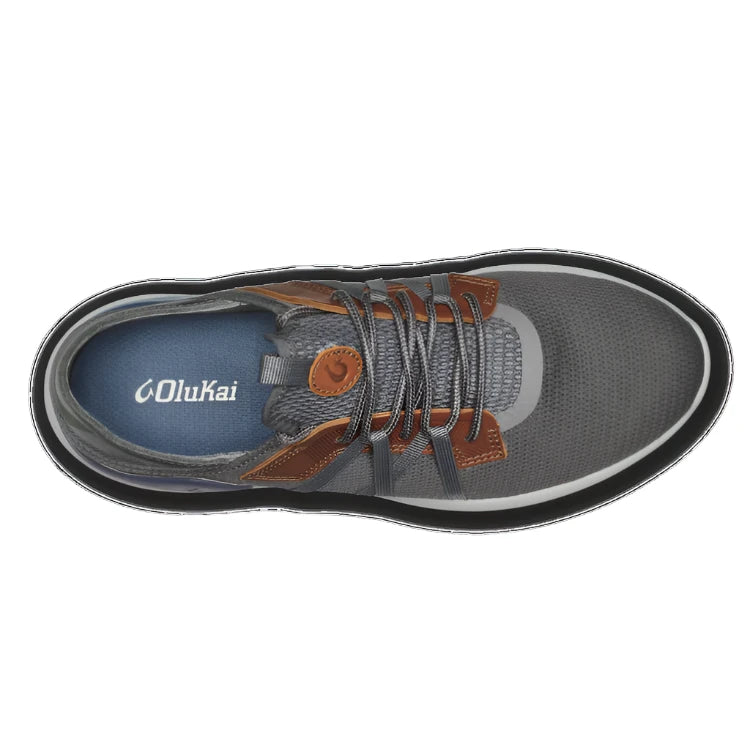 Olukai Men's Mio Li Sneakers - Pavement/Vintage Indigo