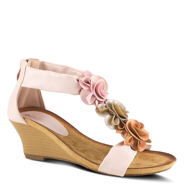 Patrizia by Spring Step Women's Harlequin Sandals - Peach Multi