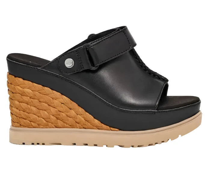 UGG Women's Abbot Adjustable Slide Sandal - Black